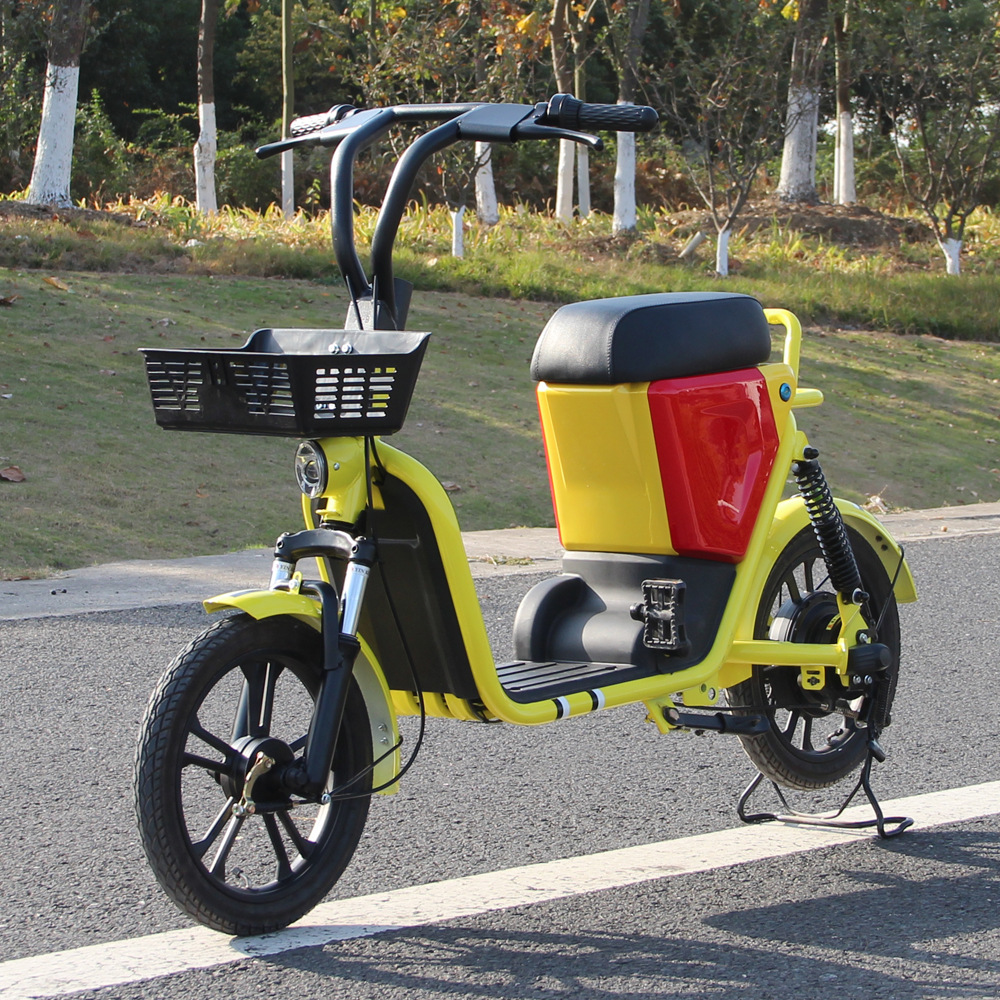 共享单车48v新国标景区共享电动车换电电瓶车厂家批发