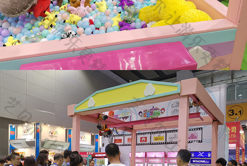 户外广场网红大型真人抓娃娃机设备儿童游乐项目租赁厂家批发出租