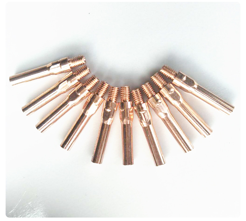 厂家定制二保焊机焊枪紫铜导电咀 二保焊配件导电嘴焊枪配件