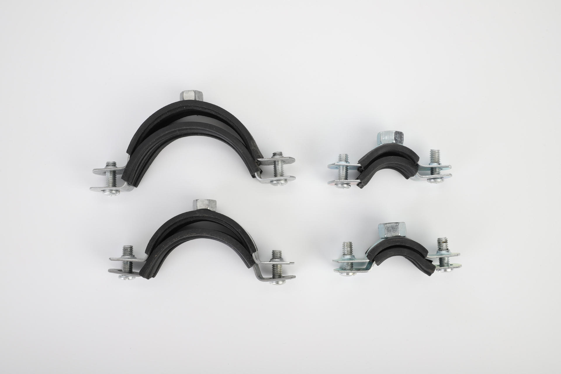 厂家直销水管管卡镀锌骑马卡 铁皮管卡 马鞍卡 u形抱箍卡箍