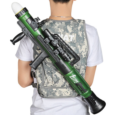 儿童枪炮筒筒迫击玩具火箭广东省炮可发射海绵软弹标准配置模型大