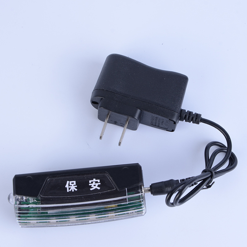 充电式肩灯 红蓝安保闪肩灯 双功能频闪肩灯 骑行者信号灯