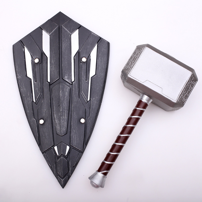 复仇者联盟3美国队长新美队盾牌无限战争瓜子爪盾1比1泡棉pu