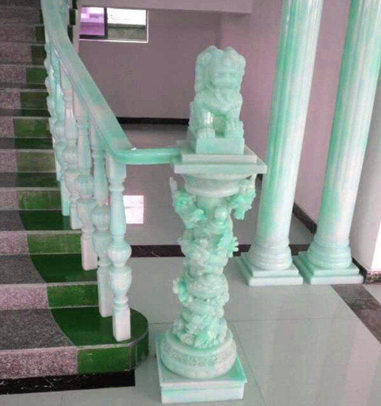 浙江舟山供应仿玉石硅胶模具楼梯扶手模具