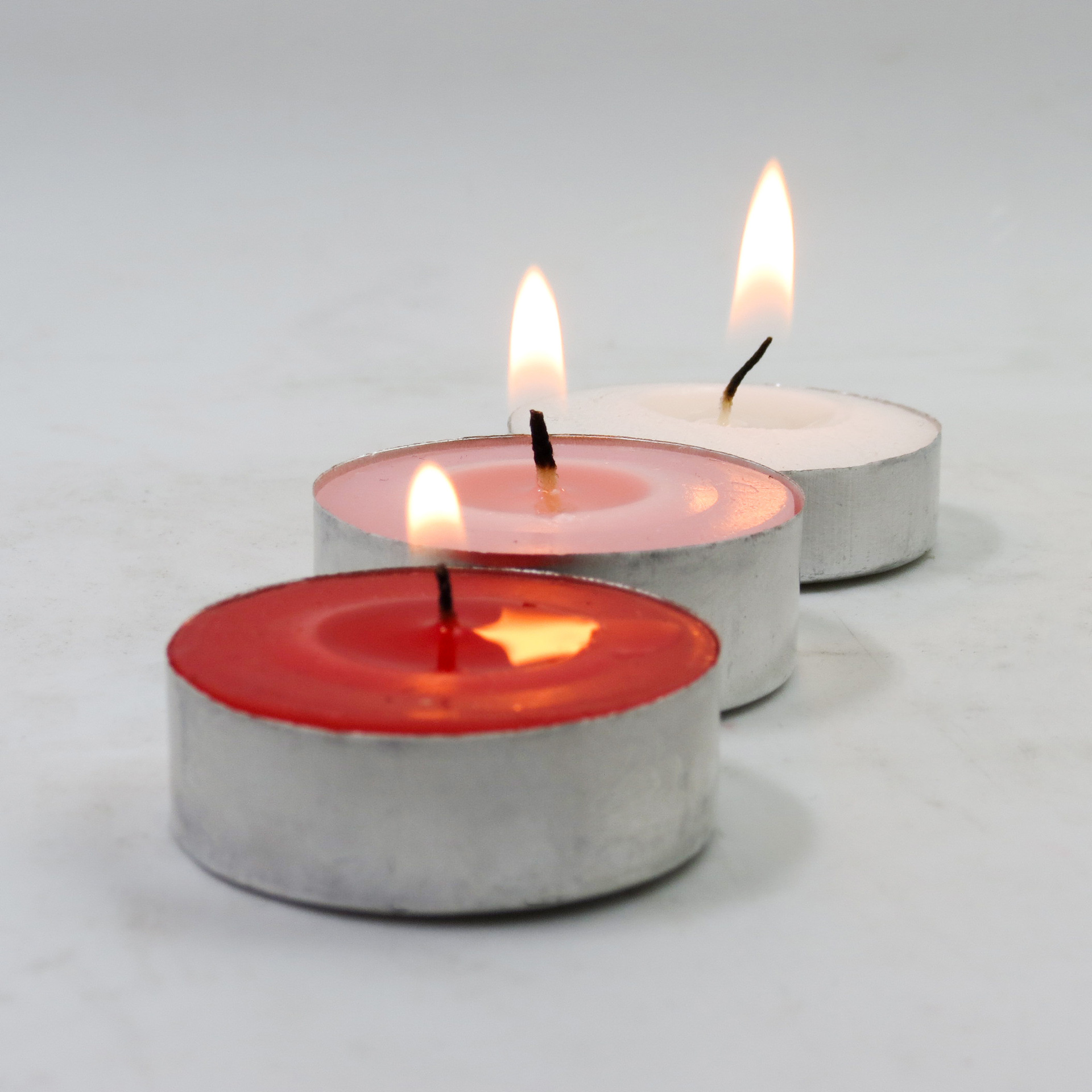 4小时100只红色蜡烛熏香煮茶加热小蜡烛定制批发圣诞生日求婚蜡烛