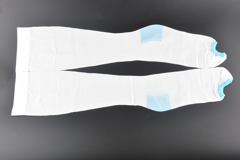 白色压力血栓袜医用弹力袜中筒静脉防曲张医疗保健袜术后探视专用