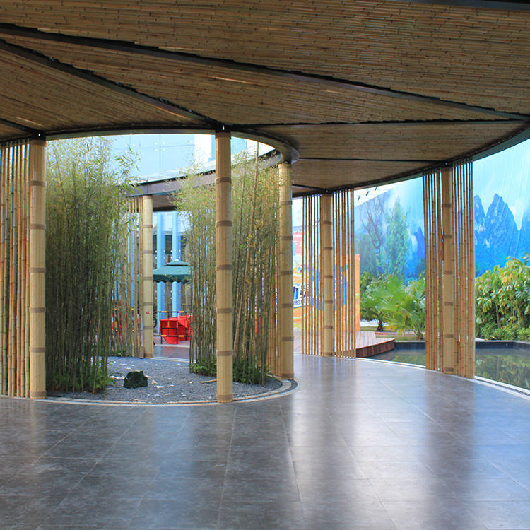 【境道】竹景观定制 竹长廊 竹廊架 竹装饰 竹走廊 竹廊