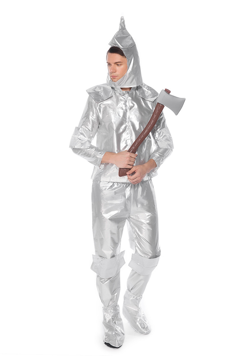 外贸cos万圣节 铁皮人服装成人男铁人服 绿野仙踪 铁皮人服饰