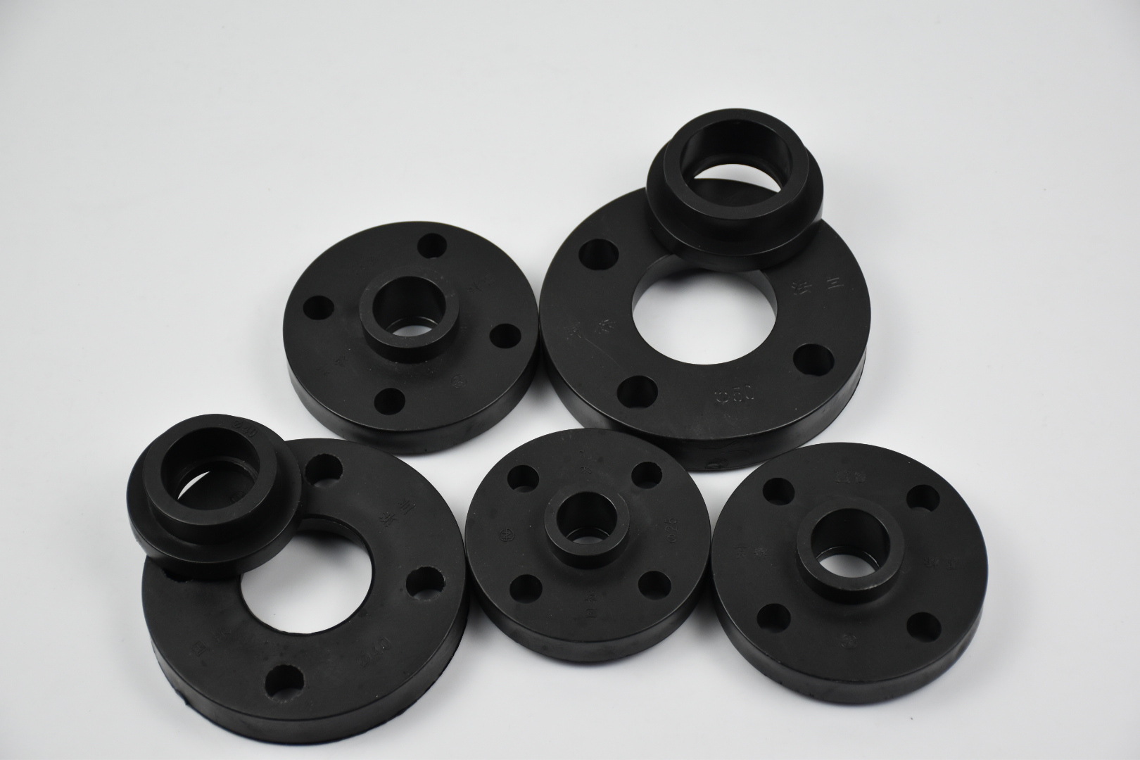 全塑pe32法兰根塑料法兰接头承插式活套dn25热熔防腐pe法兰