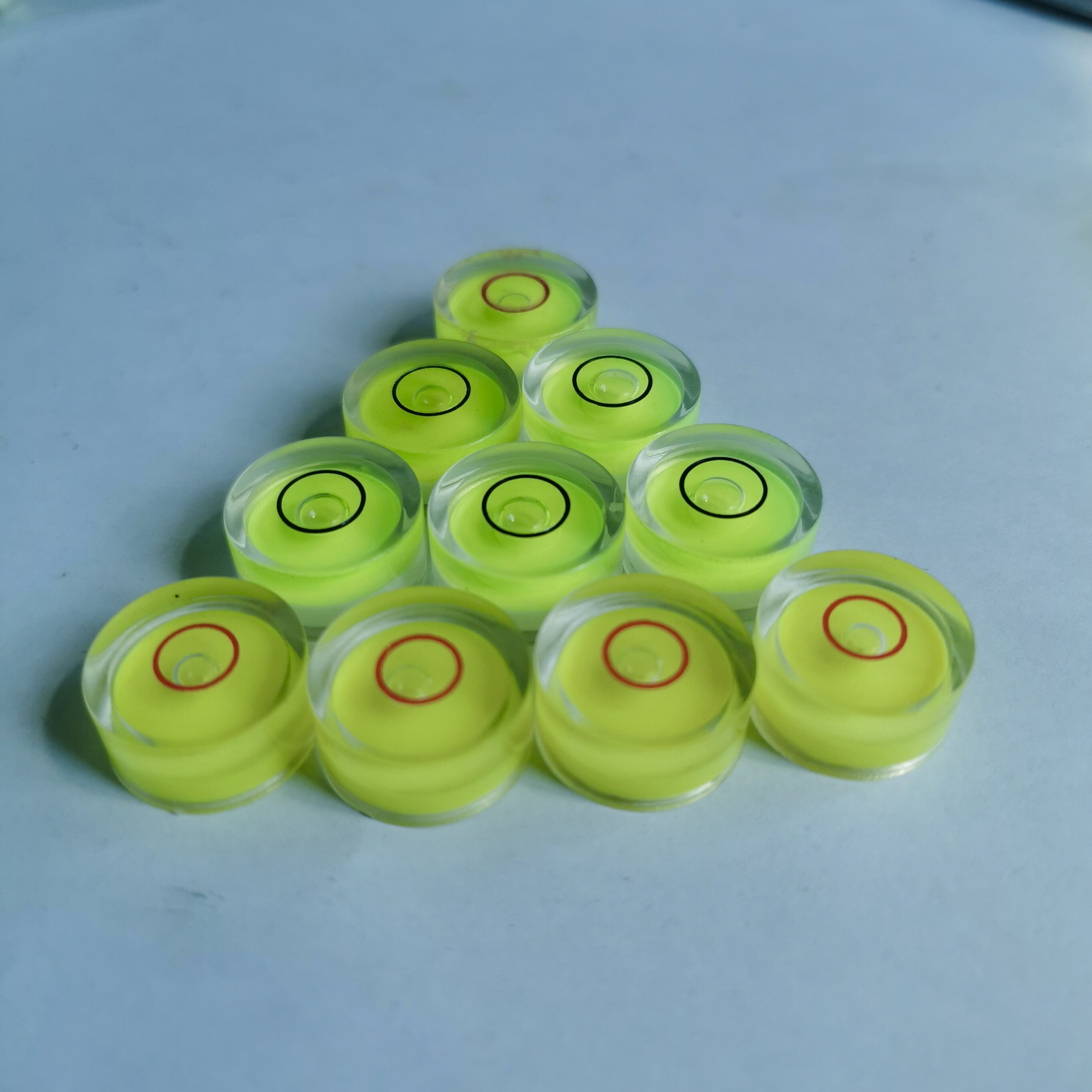 万向水平泡 水平仪配件水平泡 18*9水平器水平珠水准泡