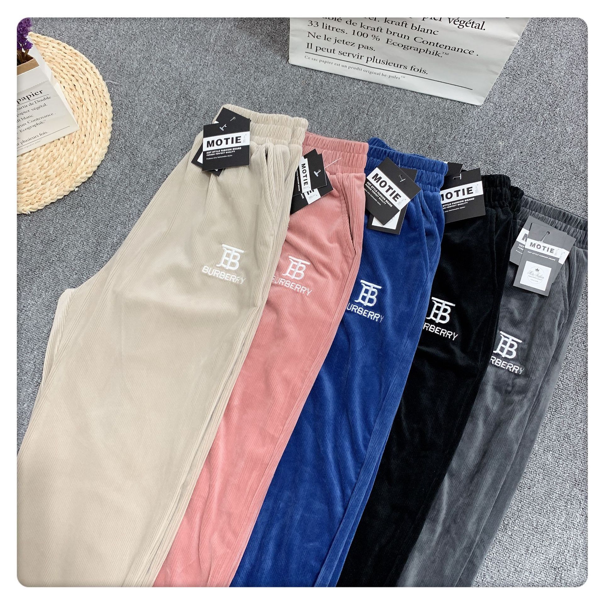 仙女哈伦裤天鹅绒2019秋季新款卡卡裤暖暖裤百搭休闲裤宽松居家