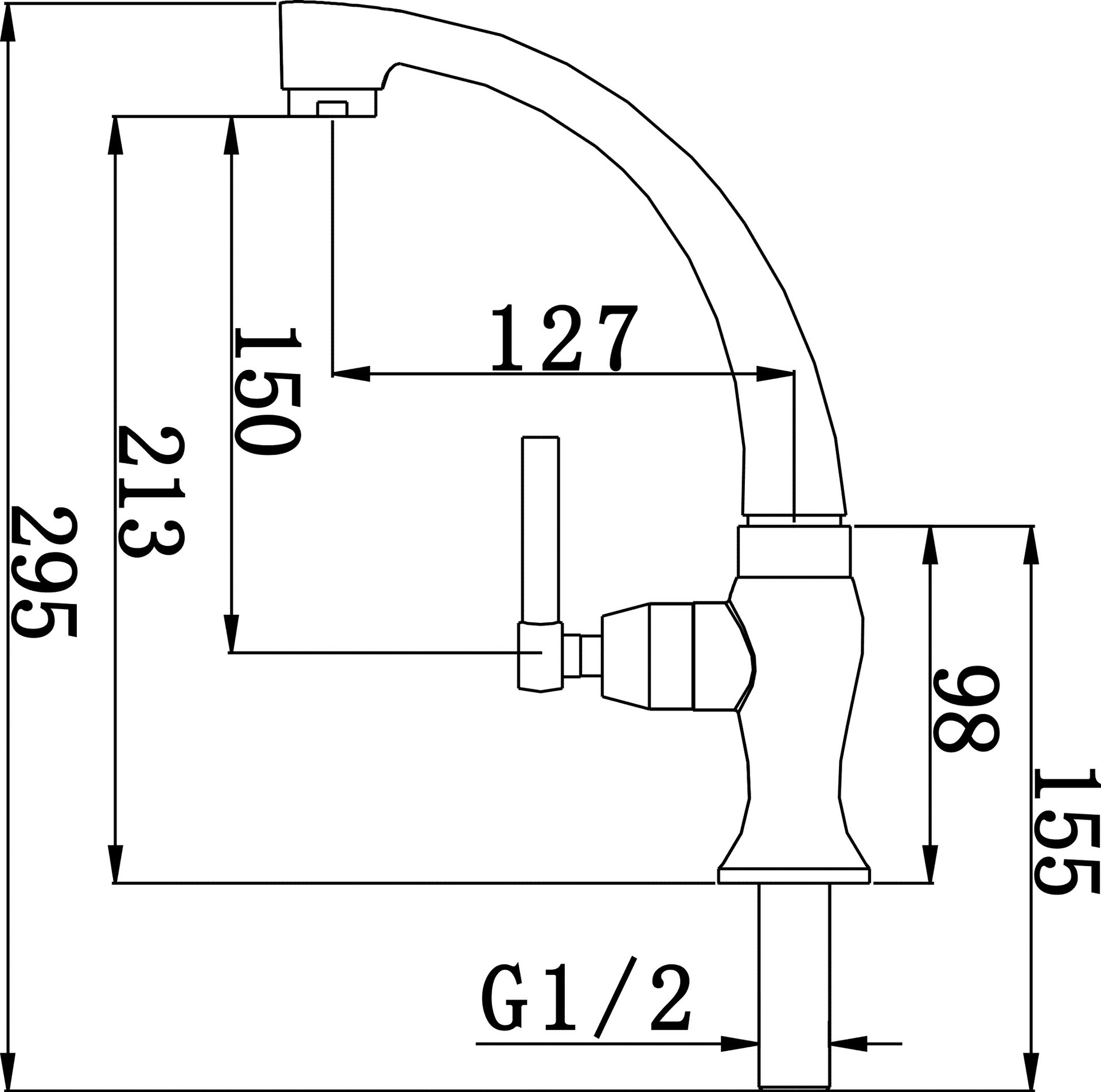 瓷白abs塑料单冷厨房水龙头 简易快开洗碗池水龙头厂家批发