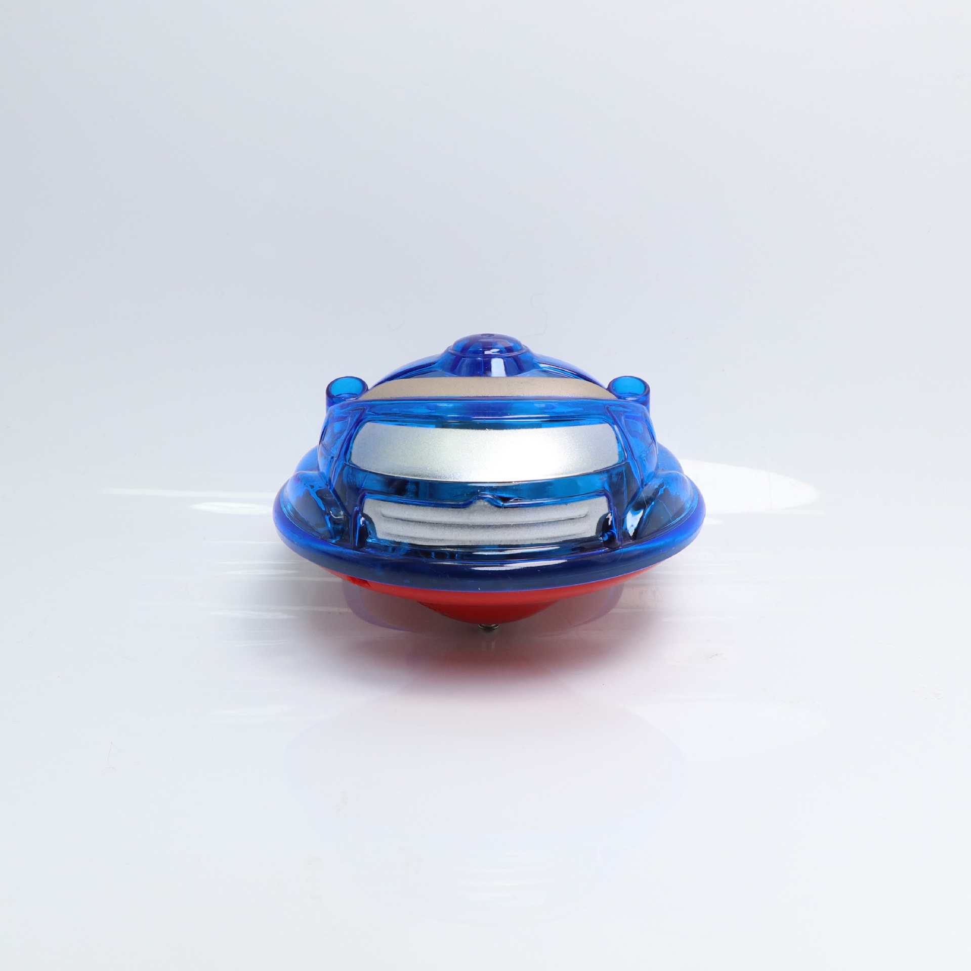 厂家直销儿童塑料玩具卡通发光音乐陀螺 爆款ufo陀螺跨境礼品