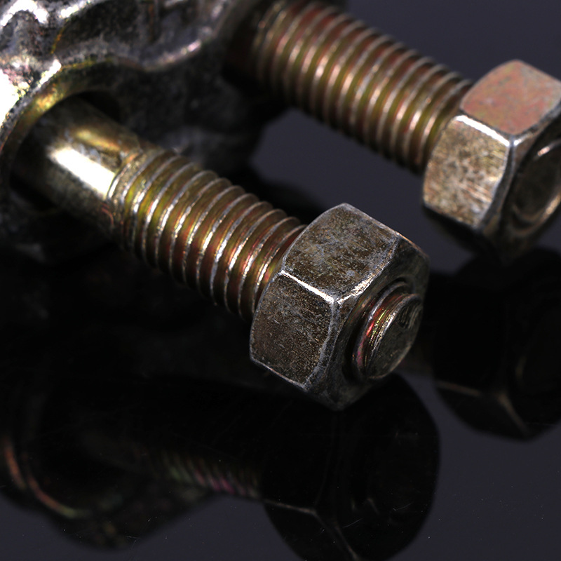 钢丝绳镀彩色卡头 钢丝卡头a型钢丝绳绳卡夹镀锌卡扣 钢丝绳锁扣