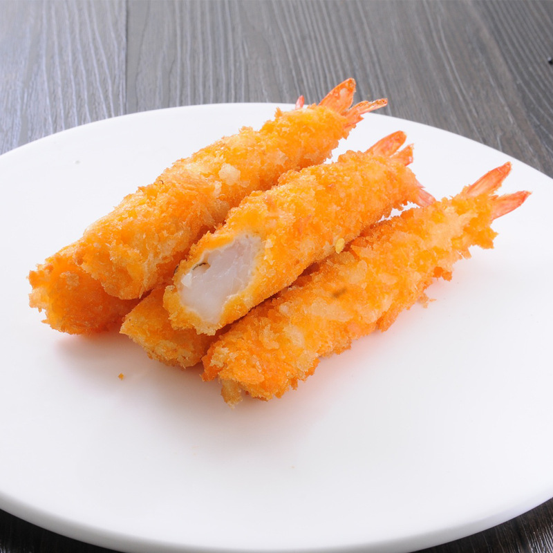 海涛芙蓉虾 天妇罗虾 日式料理点心面包虾 裹粉炸虾棒千丝虾