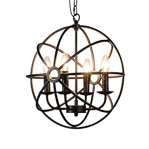 吊灯餐吊灯led护眼玻璃灯铁艺吊灯 卧室餐厅灯装饰灯具过道餐厅灯