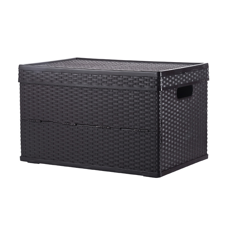 Storage Box Wholesale Large Rattan-like Folding Storage Box Outdoor Camping Storage Box Car Trunk Storage