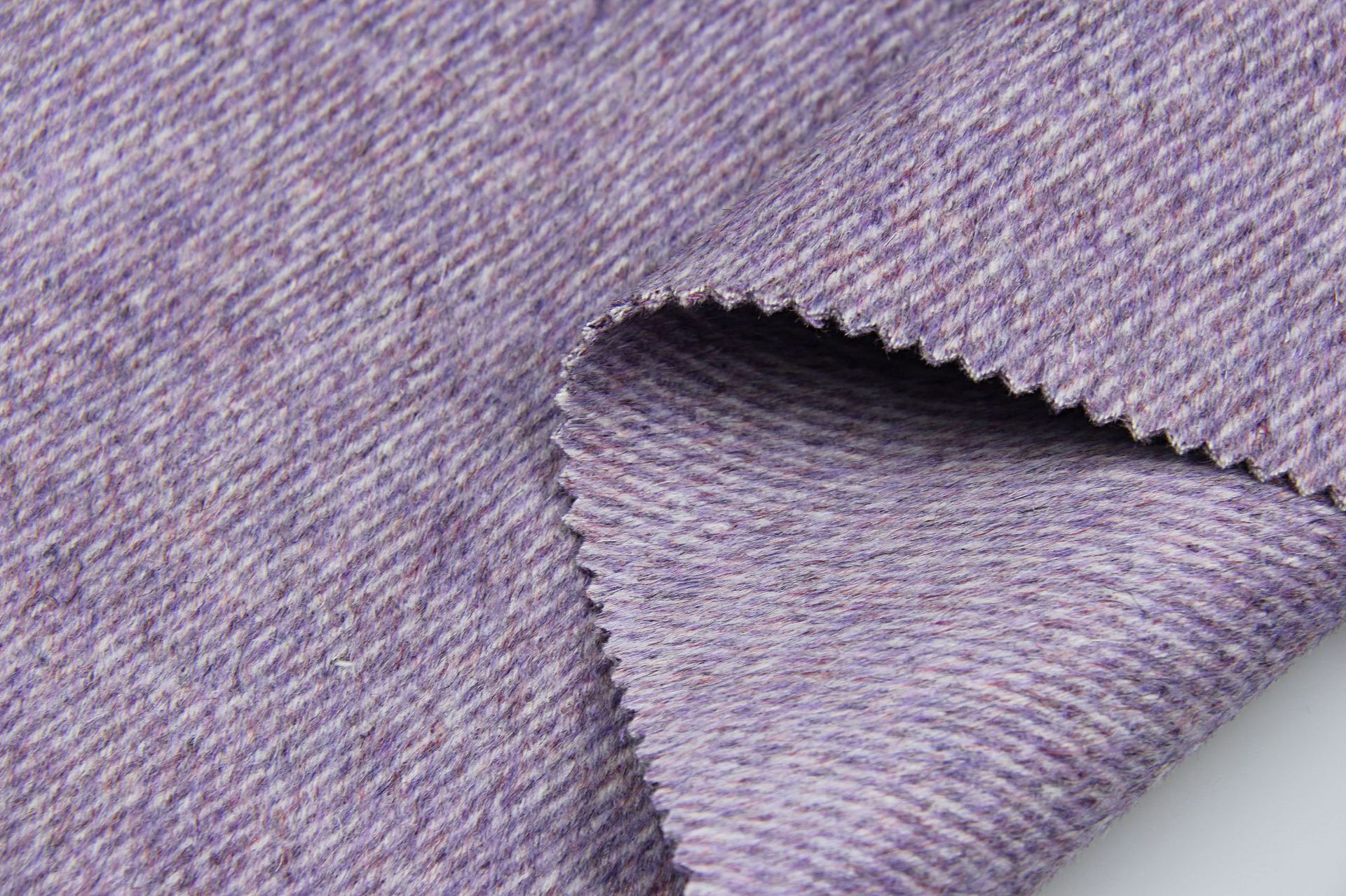 双面斜纹千鸟格人字纹毛呢面料厂家现货供应羊毛面料粗纺时装