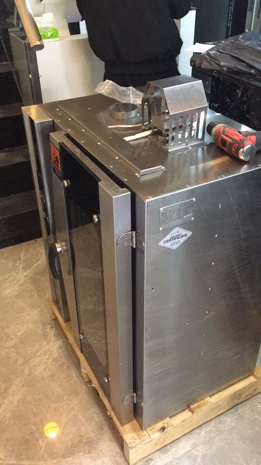 厂家供应 科倍纯kp-01x电热烤鸭炉 台式烧鹅炉 智能小烤炉 环保