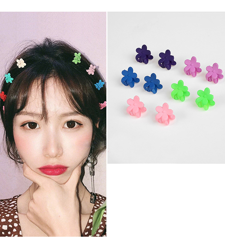 泫雅同款发夹糖果色小花发卡韩国网红抓夹卡子金泫雅风夹子头饰女