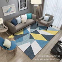 地毯客厅茶几卧室床边时尚简约北欧式印花地毯厂家批发跨境
