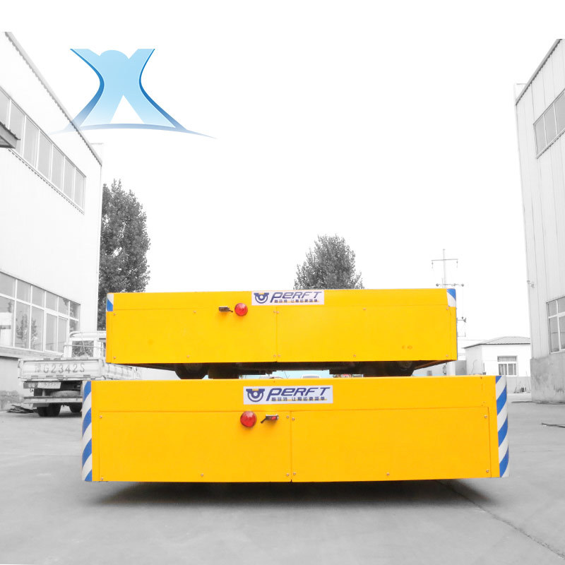 无轨液压滚轴输送转运车转运钢管运输 电动平板四轮升降车