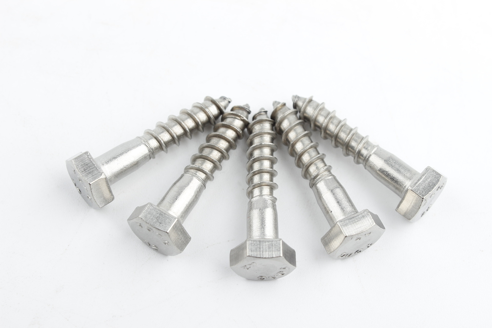 304不锈钢外六角头木螺钉 木牙螺丝外六角自攻螺丝钉din571