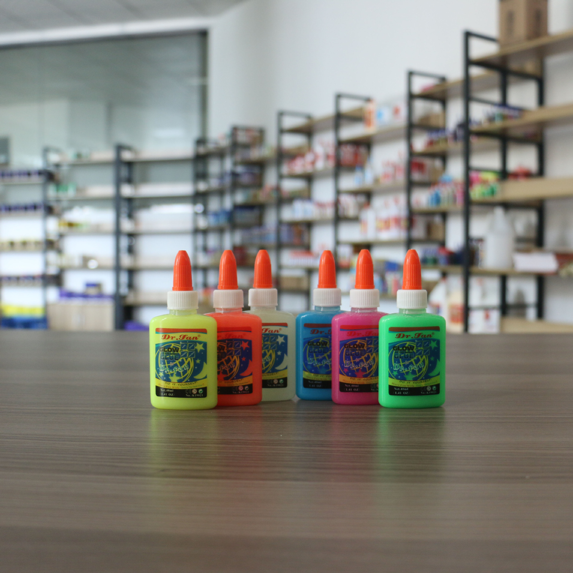 fan夜光胶40毫升ml手工泥胶水学生手工diy会发光的胶水