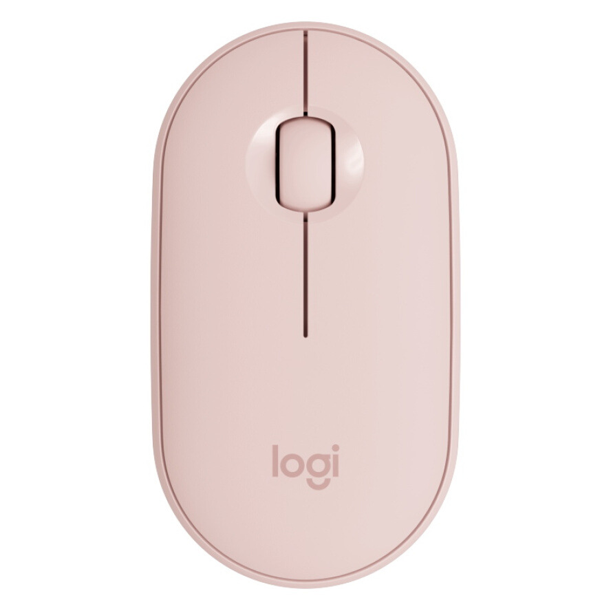 Logitech Logitech Pebble Wireless Mouse Pebble Goose Warm Stone Lightweight Mute Bluetooth Dual-Mode Mouse