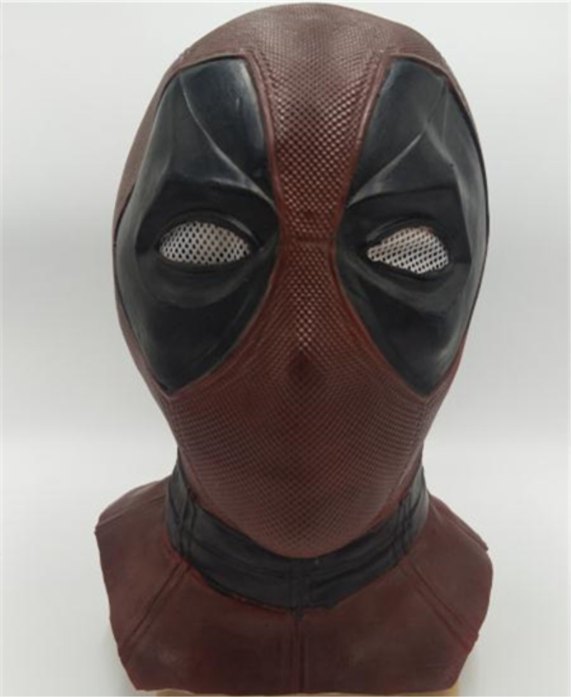 万圣节成人cos化妆派对乳胶头套 影视精品死侍面具逼真复仇者联盟
