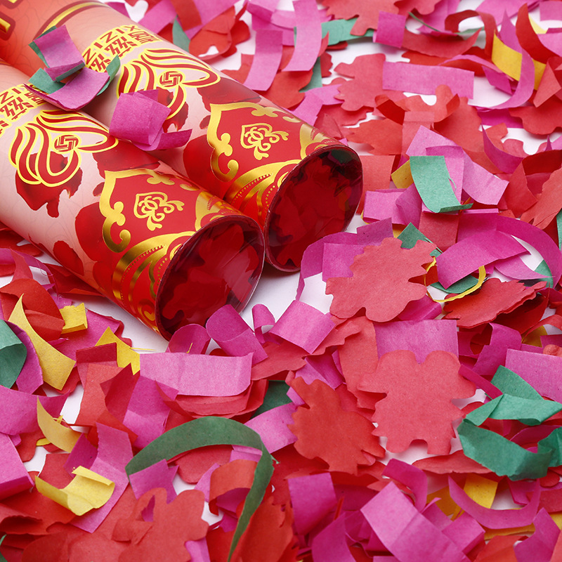 厂家直供婚礼礼花弹喜庆场景礼炮一生相伴结婚礼花批发品质保证