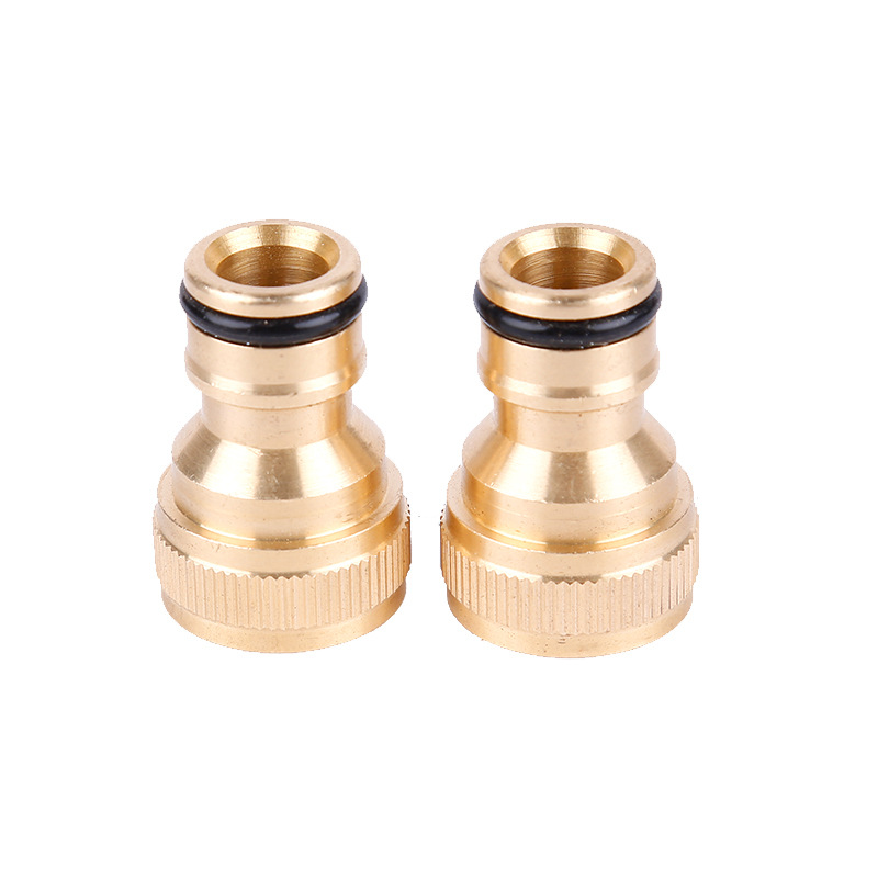 Guoma Ruixiang Copper Four-Point Internal Nipple Connector 1/2 Internal Thread Nipple Water Pipe Quick Connection