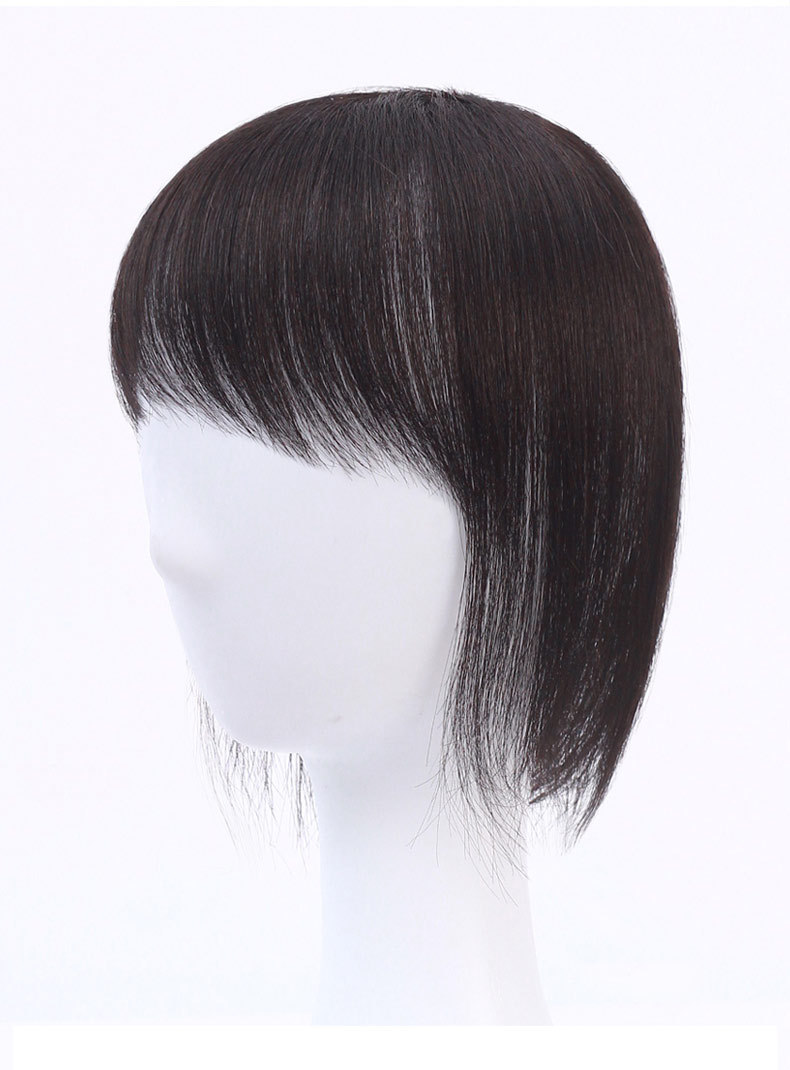 头顶补发片真发补头顶补发顶盖假发片齐刘海斜刘海假发女直补发块