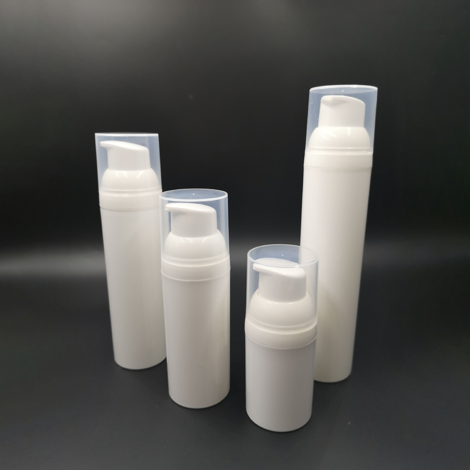 工厂现货 30ml 50ml 75ml 100ml pp化妆品乳液分装瓶 按压真空瓶