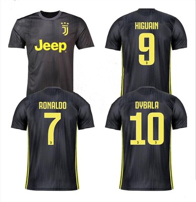 18-19 尤文图斯球衣 欧冠主客场队服 c罗 迪巴拉 juventu