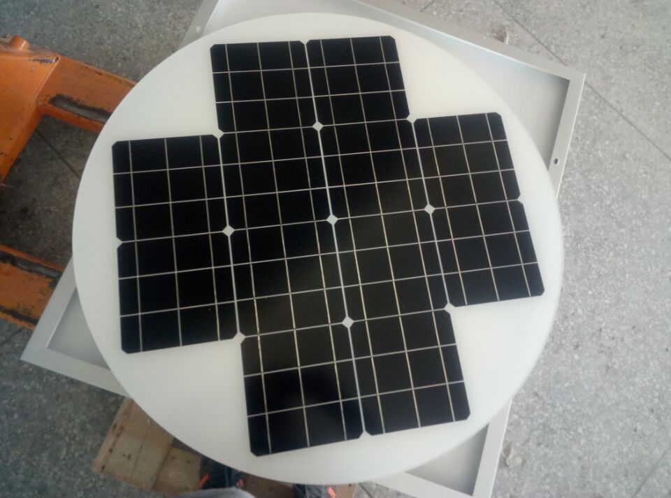 圆形单晶太阳能电池板光伏组件