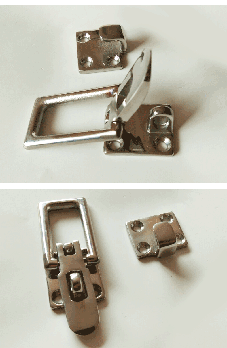 调节旋转搭扣不锈钢箱包扣搭扣航空箱工具箱锁扣五金配件98mm