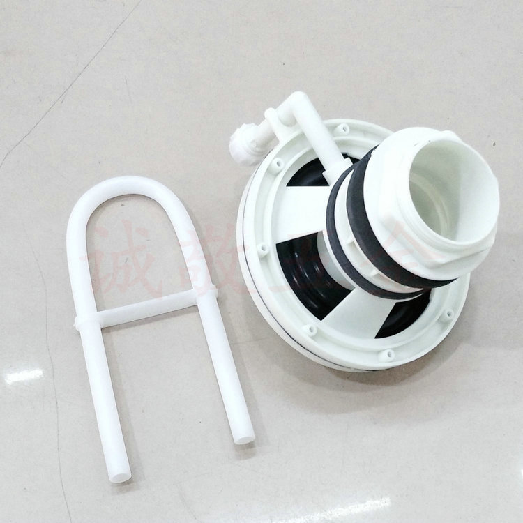 蹲便器配件 40/50自动落水胆 加长u型管自动冲水箱落水胆冲水阀胆