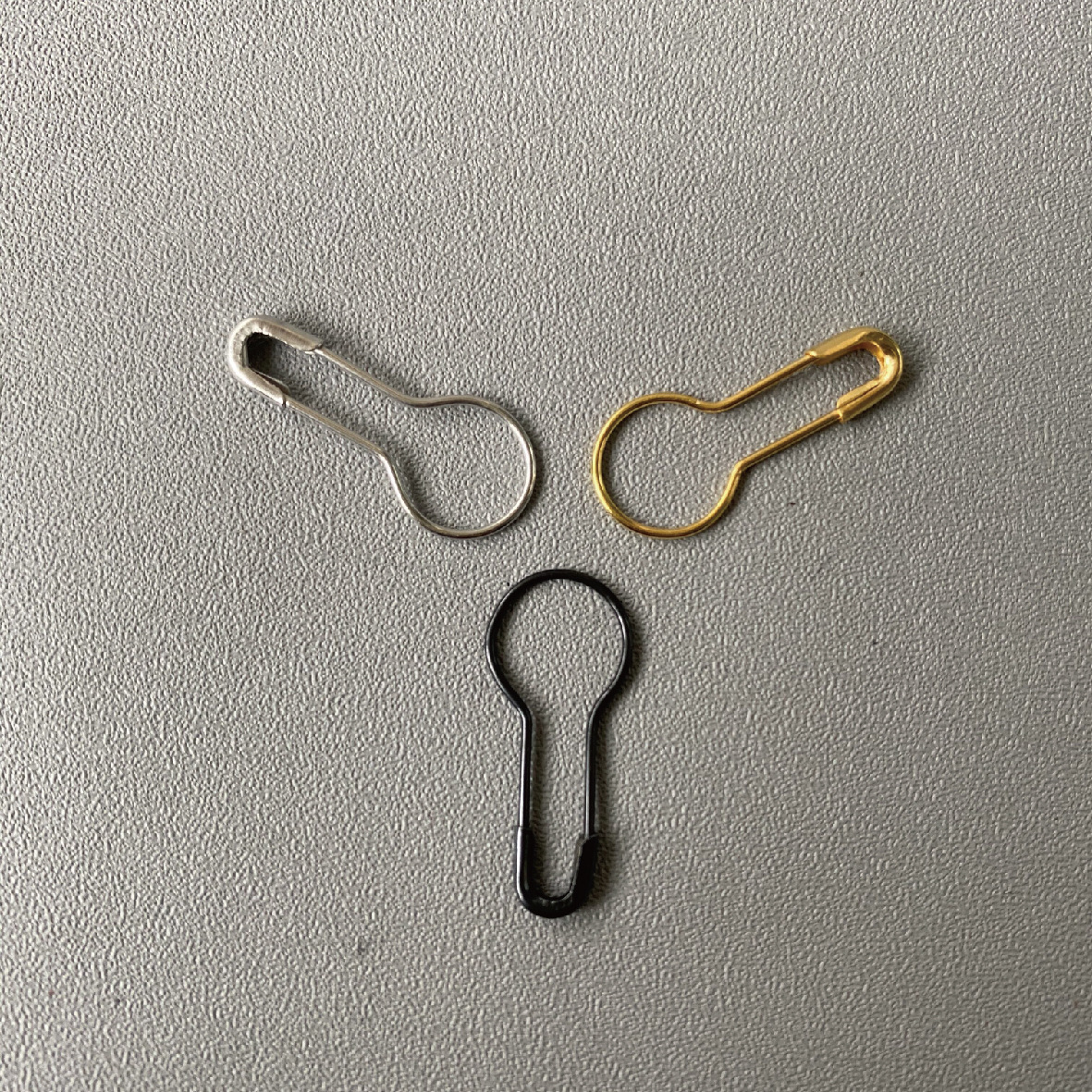 葫芦别针金银黑色别针小号老式别针简约服装吊牌扣衣服扣针锁针铜