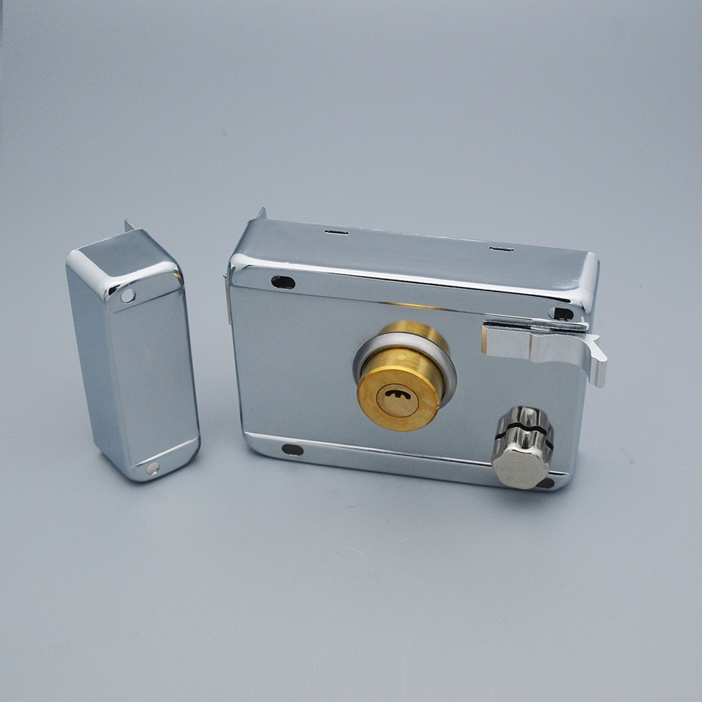 老式防盗门锁出租屋卧室门锁 不锈钢门铁门锁批发通用型 外装门锁