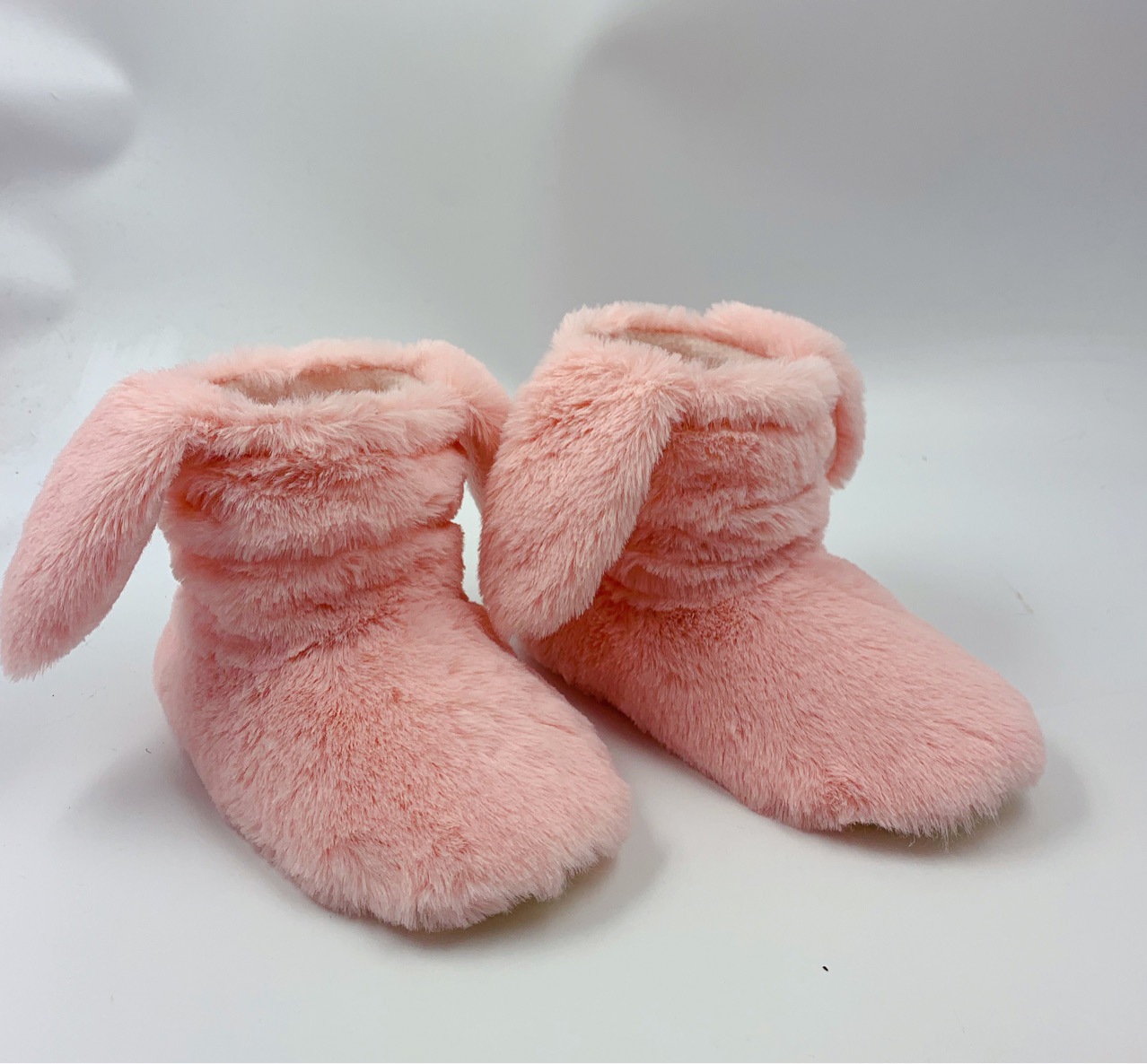 儿童家居鞋 室内儿童靴子 兔耳朵靴 兔子靴子
