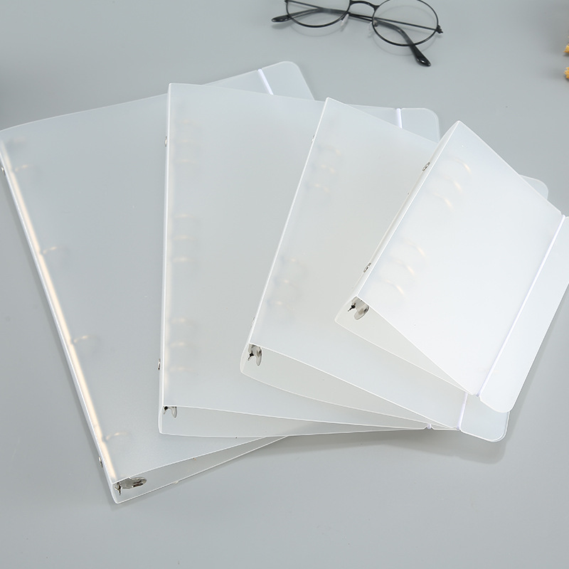 批发透明文件夹办公活页打孔a5收纳资料册学生试卷夹a4可logo规格