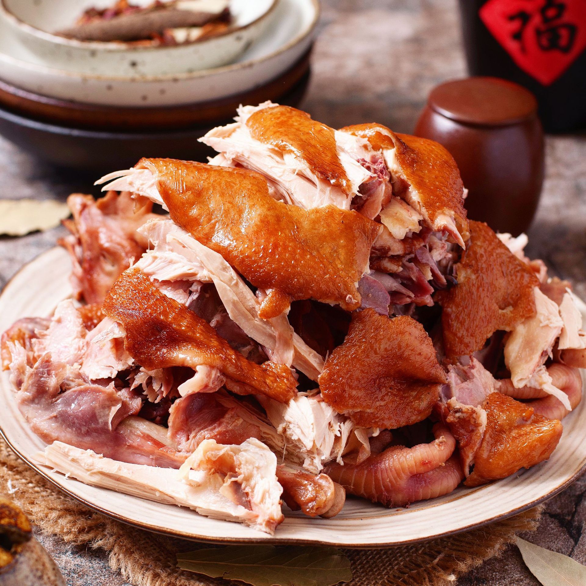 2019地摊展会热销真空包装正宗道口烧鸡 跑江湖地摊食品厂家 批