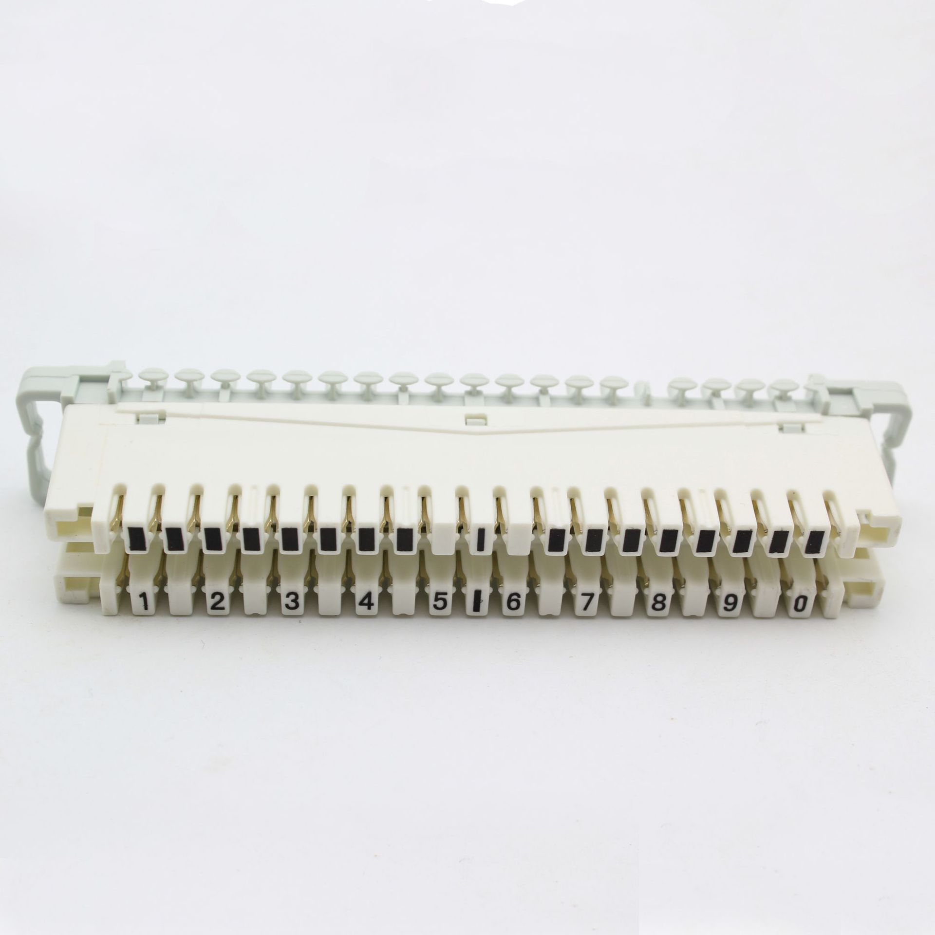 10对科龙/科隆/krone电话配线架轨装式卡线卡接模块