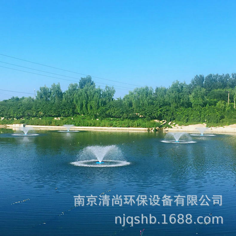 厂家生产喷泉曝气机 太阳能 河道喷泉曝气机 喷泉曝气机厂家