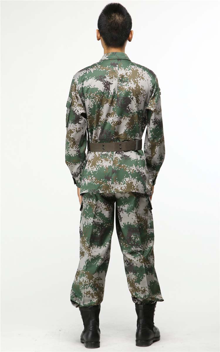 正品批发07陆夏季丛林数码迷彩服军训服作训服民兵训练服套装