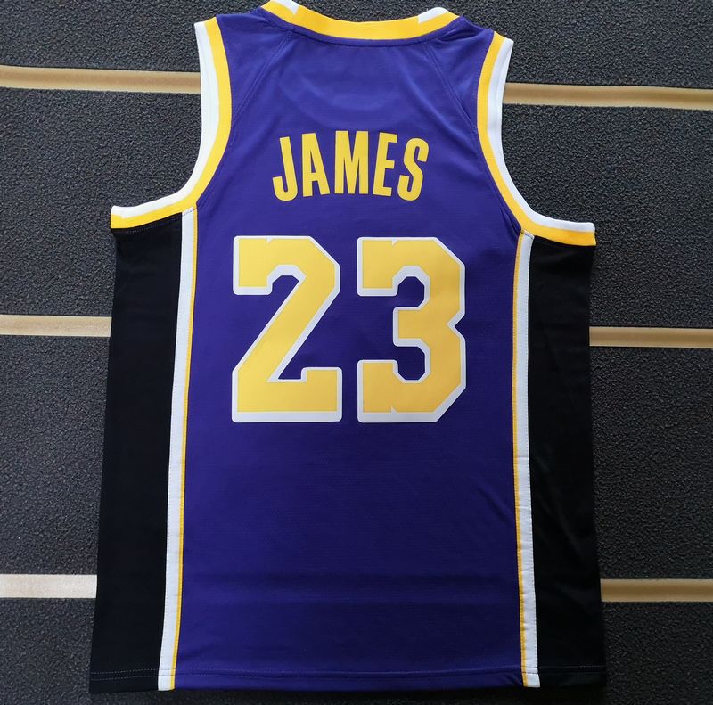 个性定制 湖人队23号詹姆斯球衣城市版 全明星白色热压篮球服背心