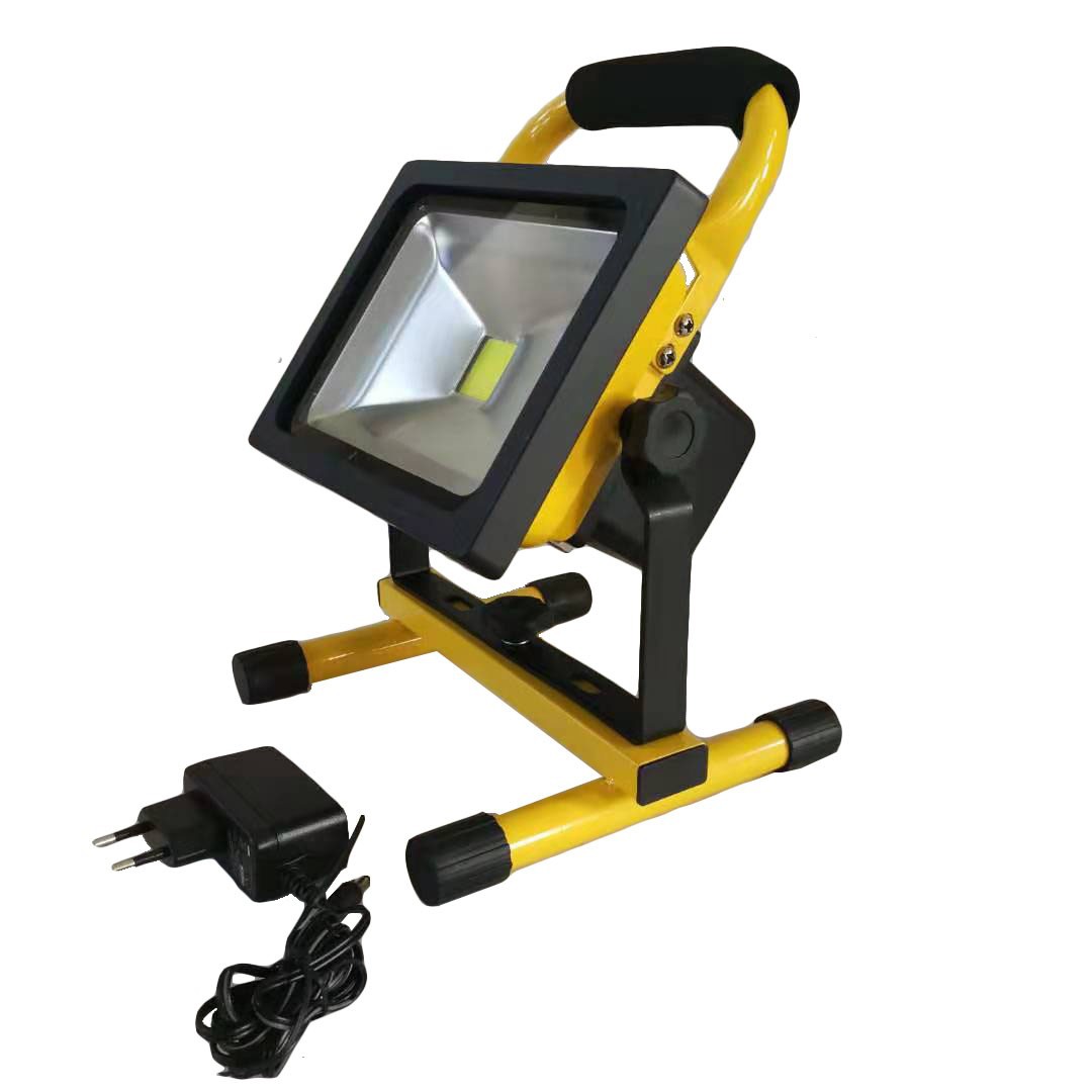 韦德出口手提led充电投光灯20w厂家直销应急户外夜间照明工作灯