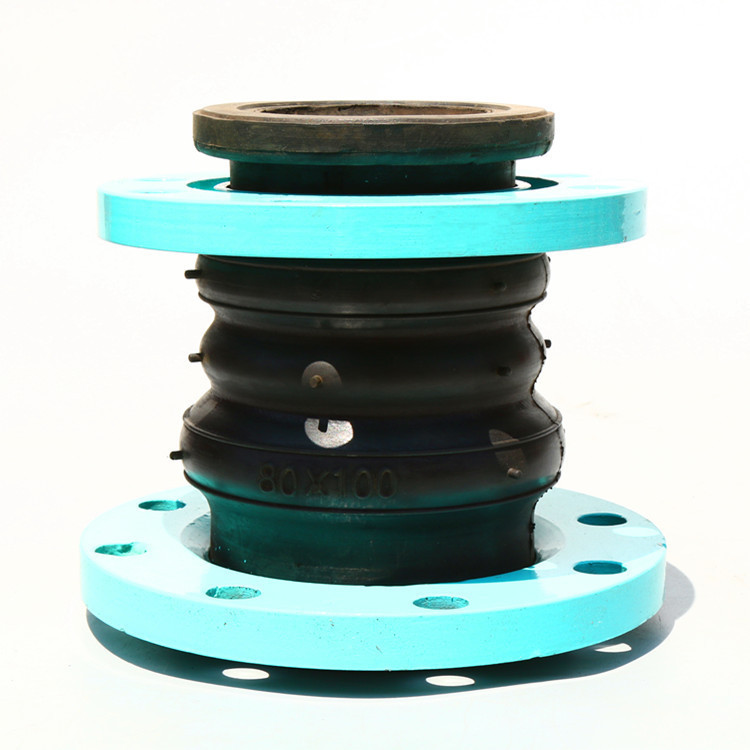 可曲挠橡胶接头法兰式橡胶软连接挠性接头不锈钢法兰挠性接头厂家