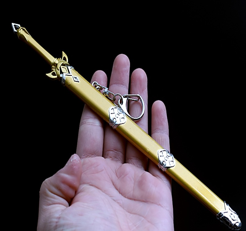 动漫赐福武器花城厄命刀谢怜芳心剑带鞘合金兵器钥匙扣一件代发